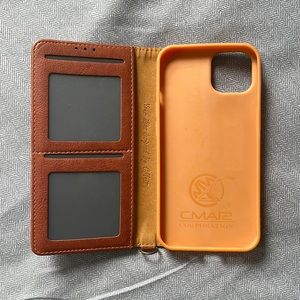 Titanwise leather iPhone 13 case (like new)